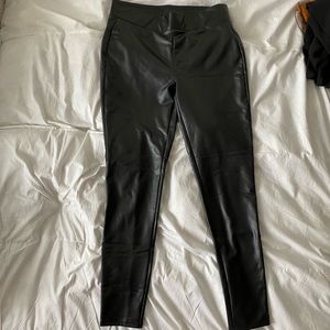 Loft “leather” leggings size S